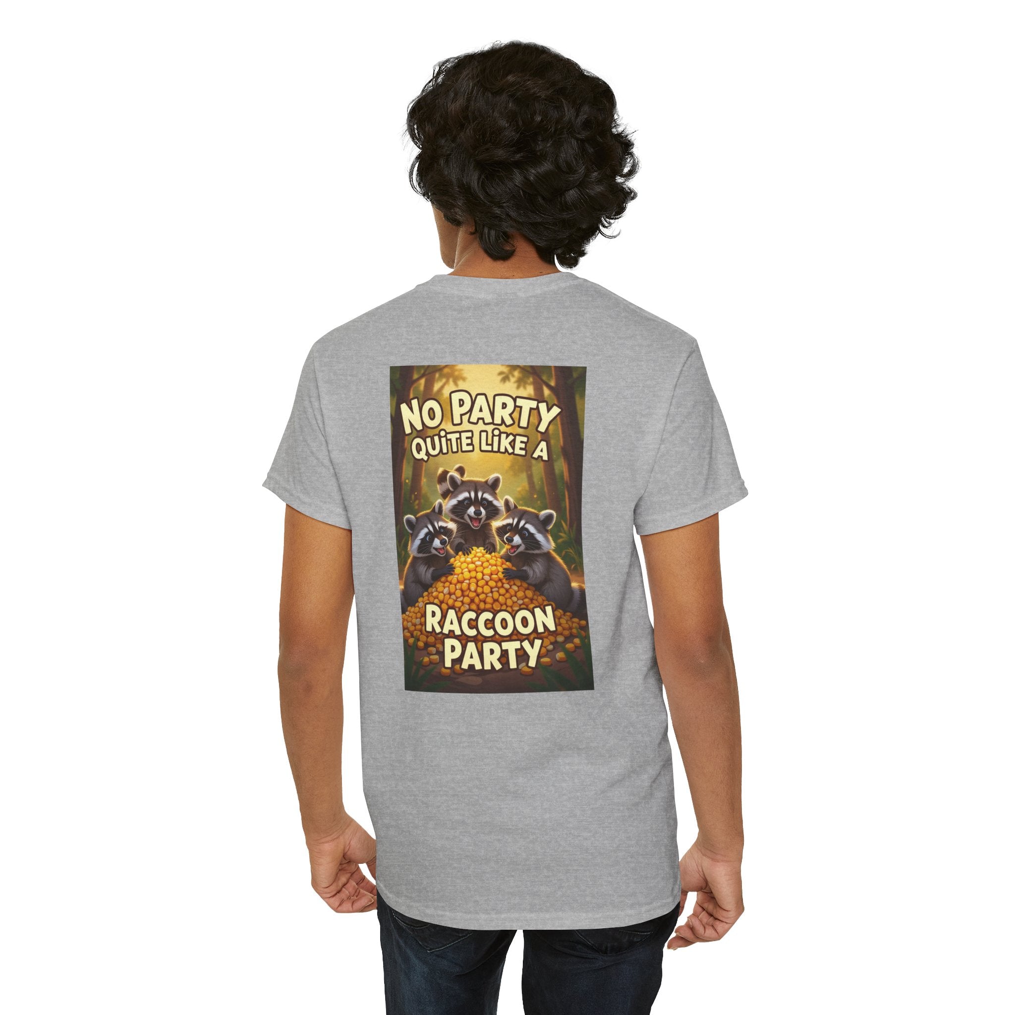 Limited Edition - Raccoon Party Graphic Tee  - Adult Unisex T-Shirt - The Outdoor Theater