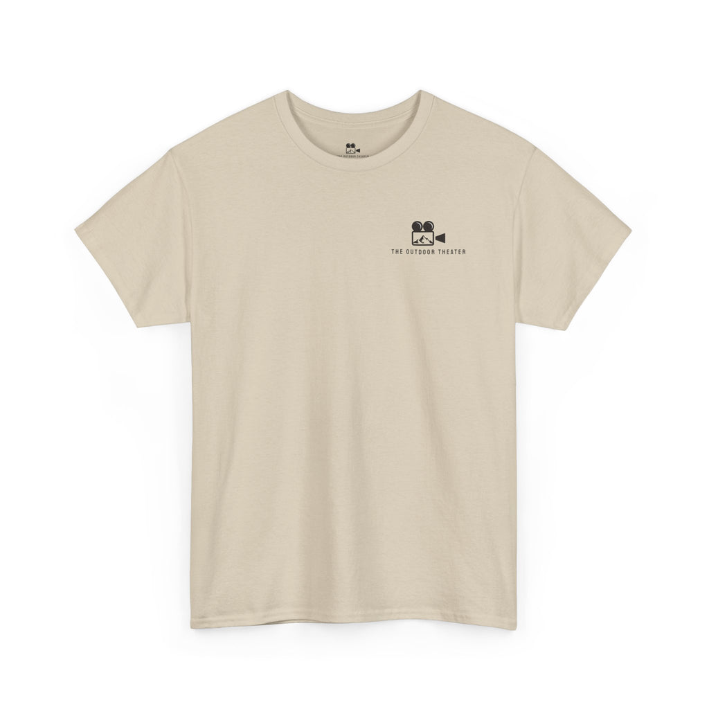 Chipmunk Popcorn Graphic Tee - Adult Unisex T-Shirt - The Outdoor Theater