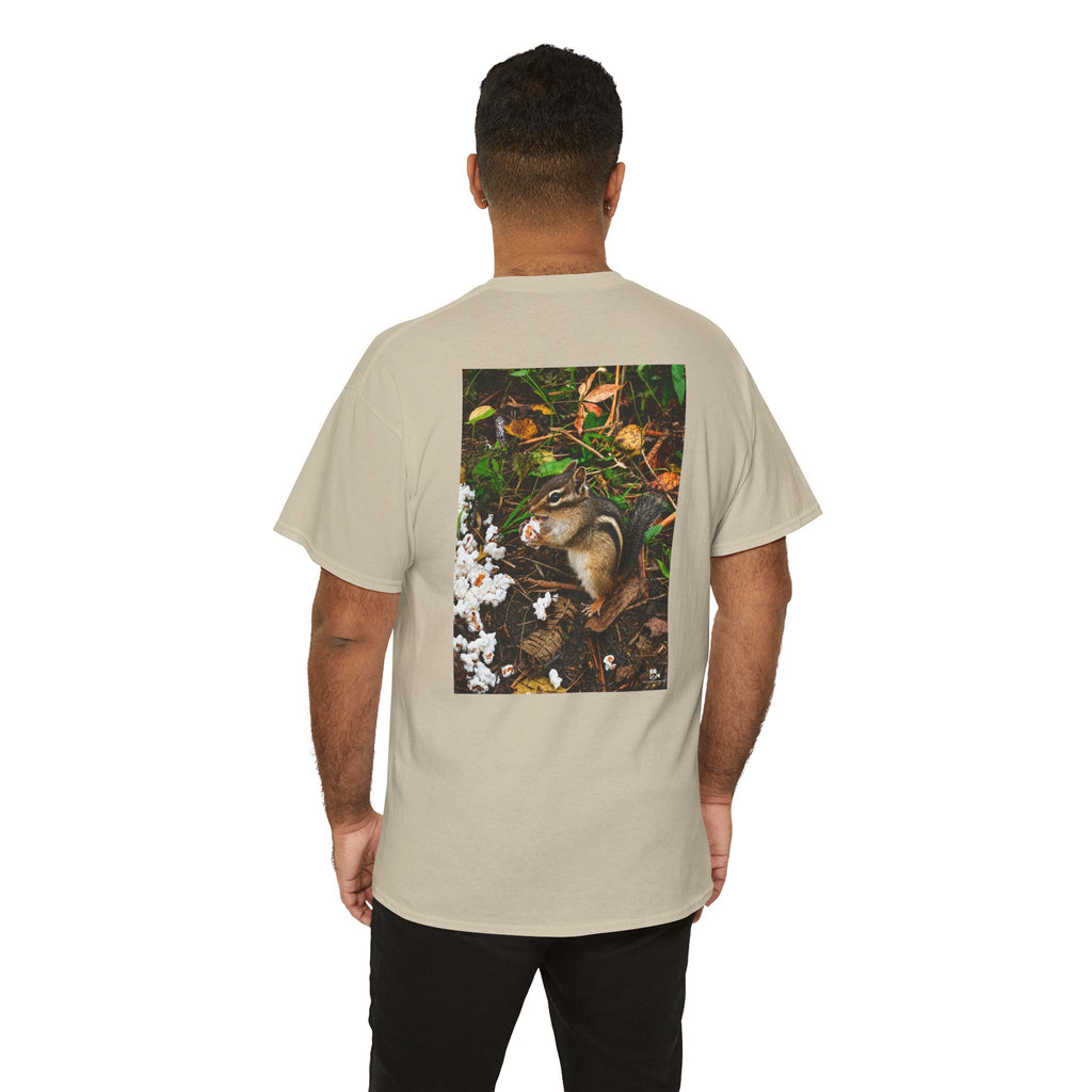 Chipmunk Popcorn Graphic Tee - Adult Unisex T-Shirt - The Outdoor Theater
