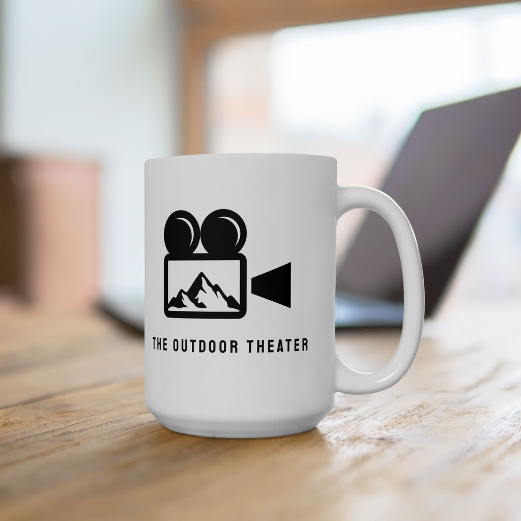 Outdoor Theater Logo Mug - White Ceramic Logo Mug