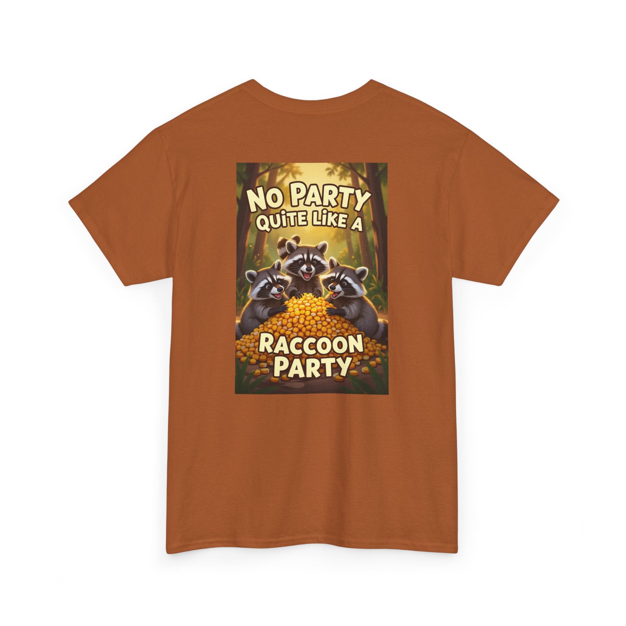 Limited Edition - Raccoon Party Graphic Tee  - Adult Unisex T-Shirt - The Outdoor Theater