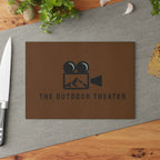 Outdoor Theater Logo Glass Cutting Board