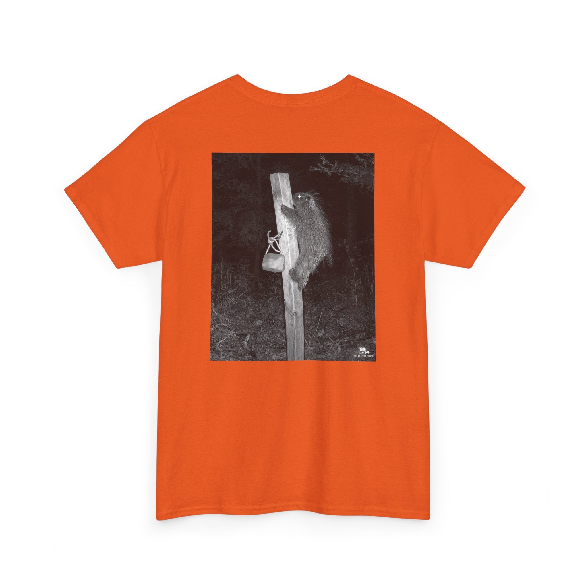 Porcupine Climbing Graphic Tee - Adult Unisex T-Shirt - The Outdoor Theater