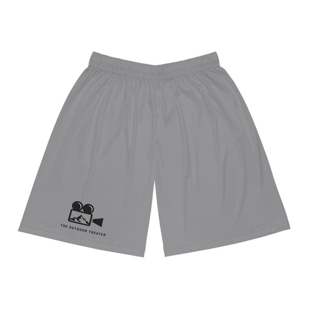 Outdoor Theater Logo Shorts - Grey Logo Athletic Shorts