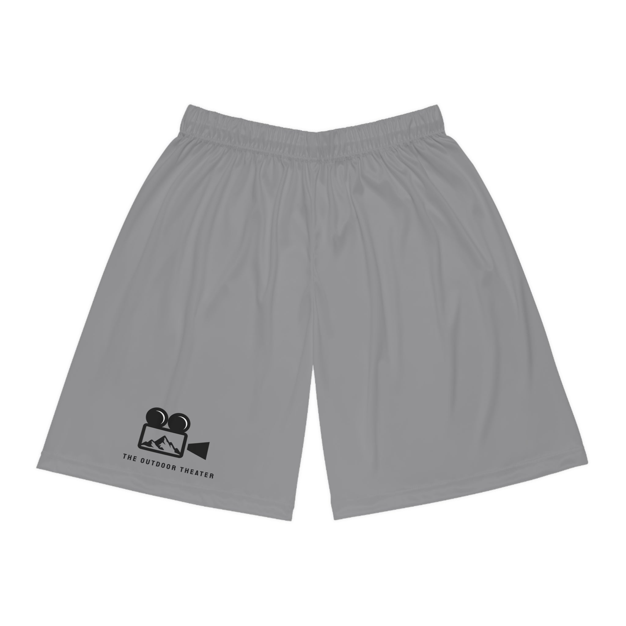 Outdoor Theater Logo Shorts - Grey Logo Athletic Shorts