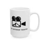 Outdoor Theater Logo Mug - White Ceramic Logo Mug