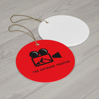 Outdoor Theater Ceramic Ornament - Red Logo Ornament
