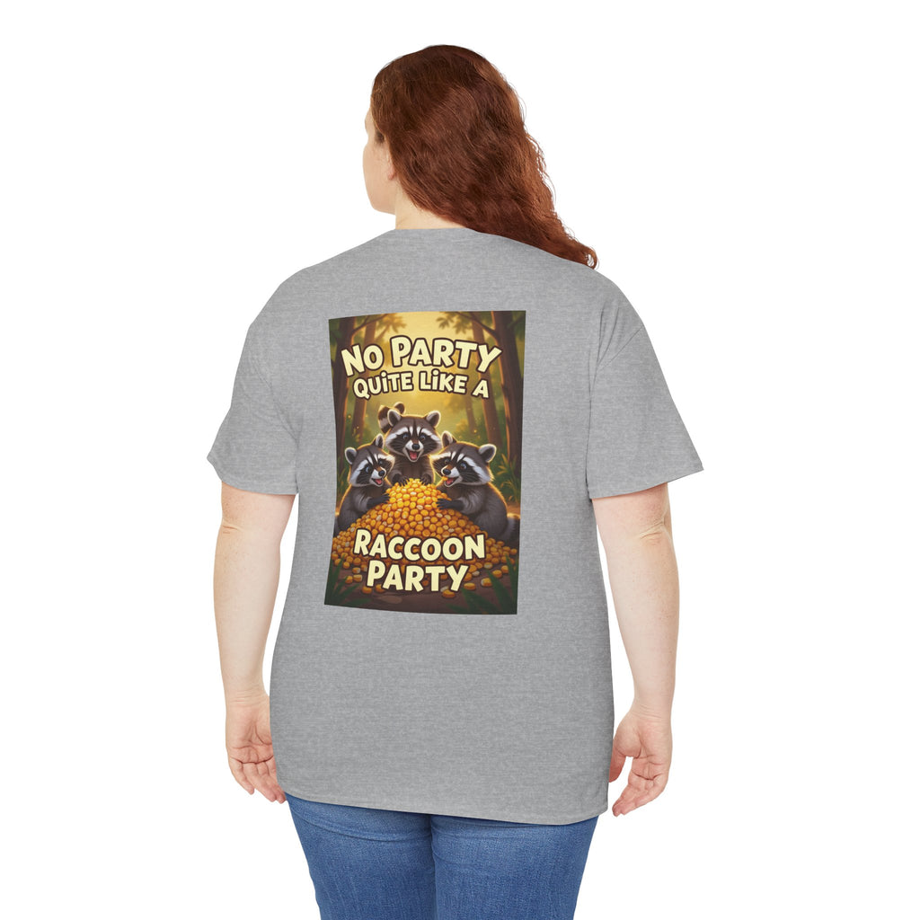 Limited Edition - Raccoon Party Graphic Tee  - Adult Unisex T-Shirt - The Outdoor Theater