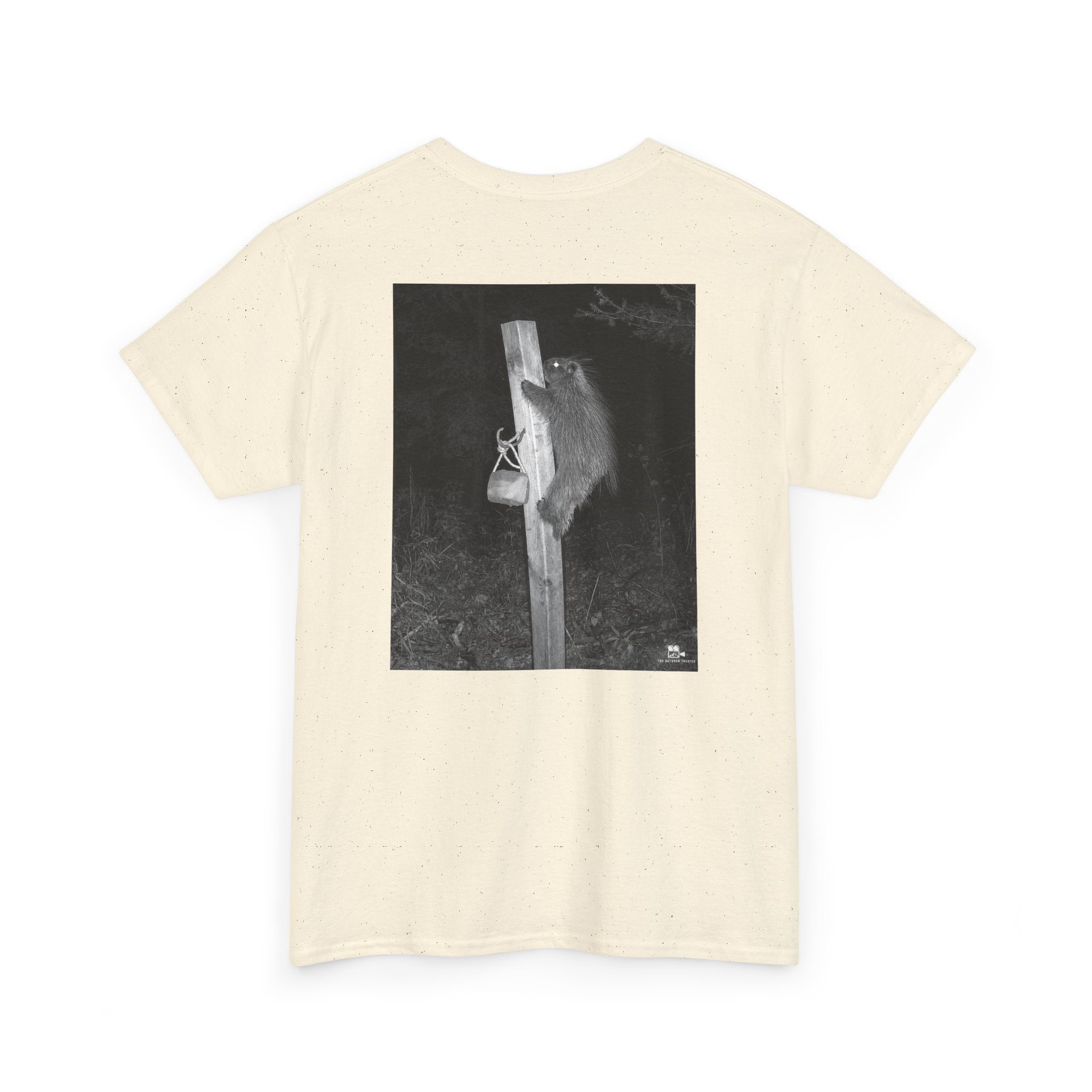 Porcupine Climbing Graphic Tee - Adult Unisex T-Shirt - The Outdoor Theater
