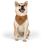 Outdoor Theater Logo Pet Bandana with Buckle Collar - Light Brown