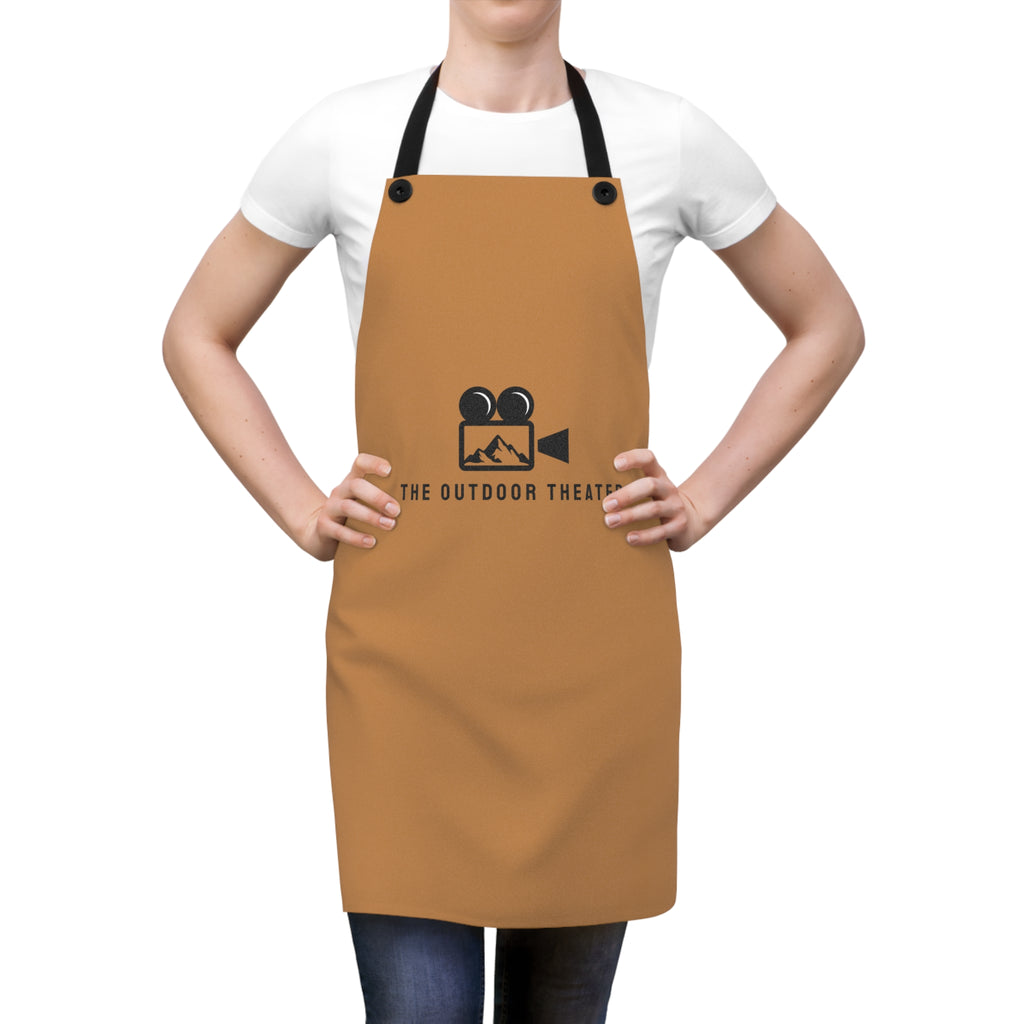 Outdoor Theater Logo Apron - Light Brown Unisex Logo Apron