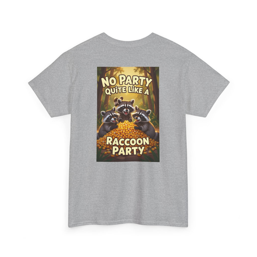 Limited Edition - Raccoon Party Graphic Tee  - Adult Unisex T-Shirt - The Outdoor Theater