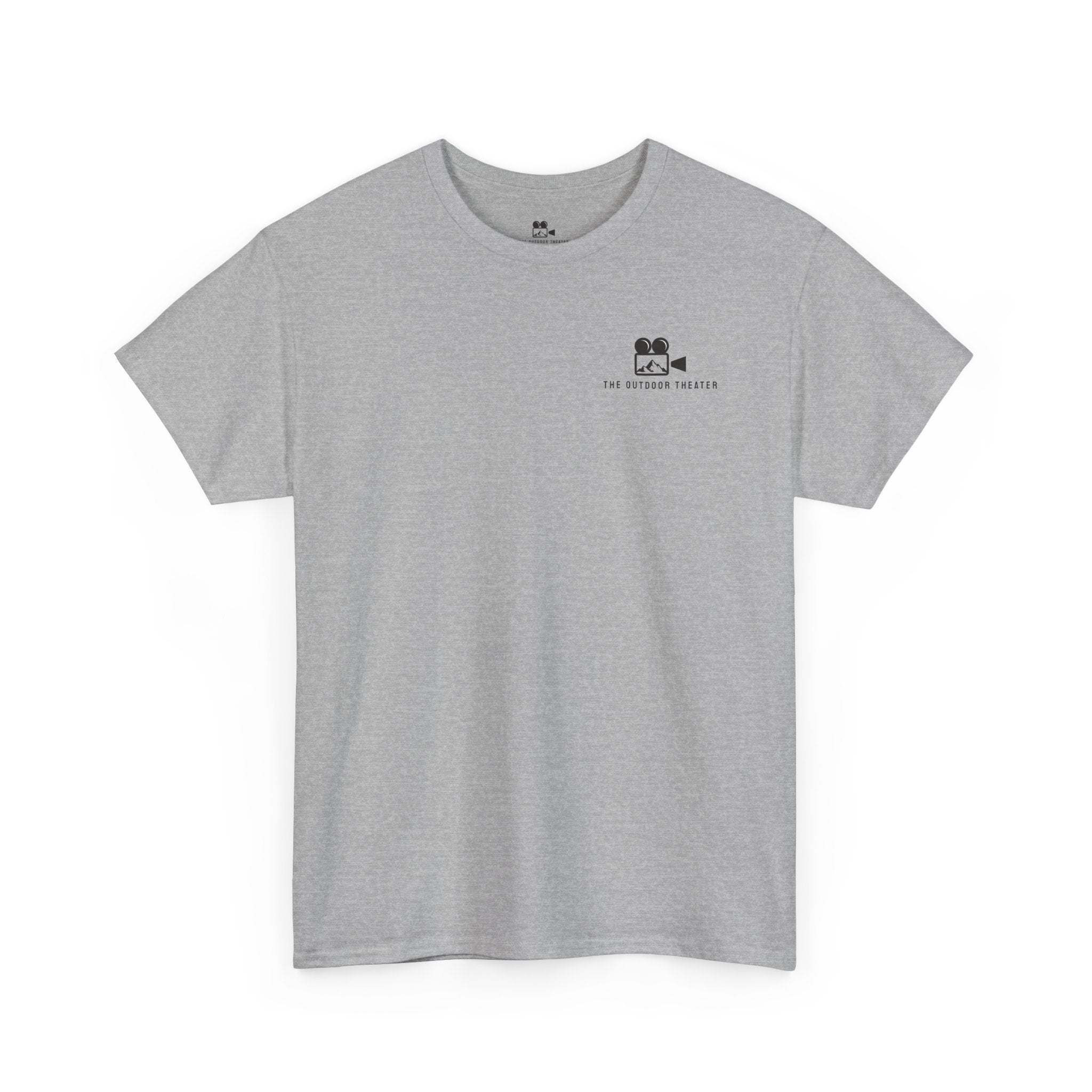 Raccoon Popcorn Party Graphic Tee - Adult Unisex T-Shirt - The Outdoor Theater