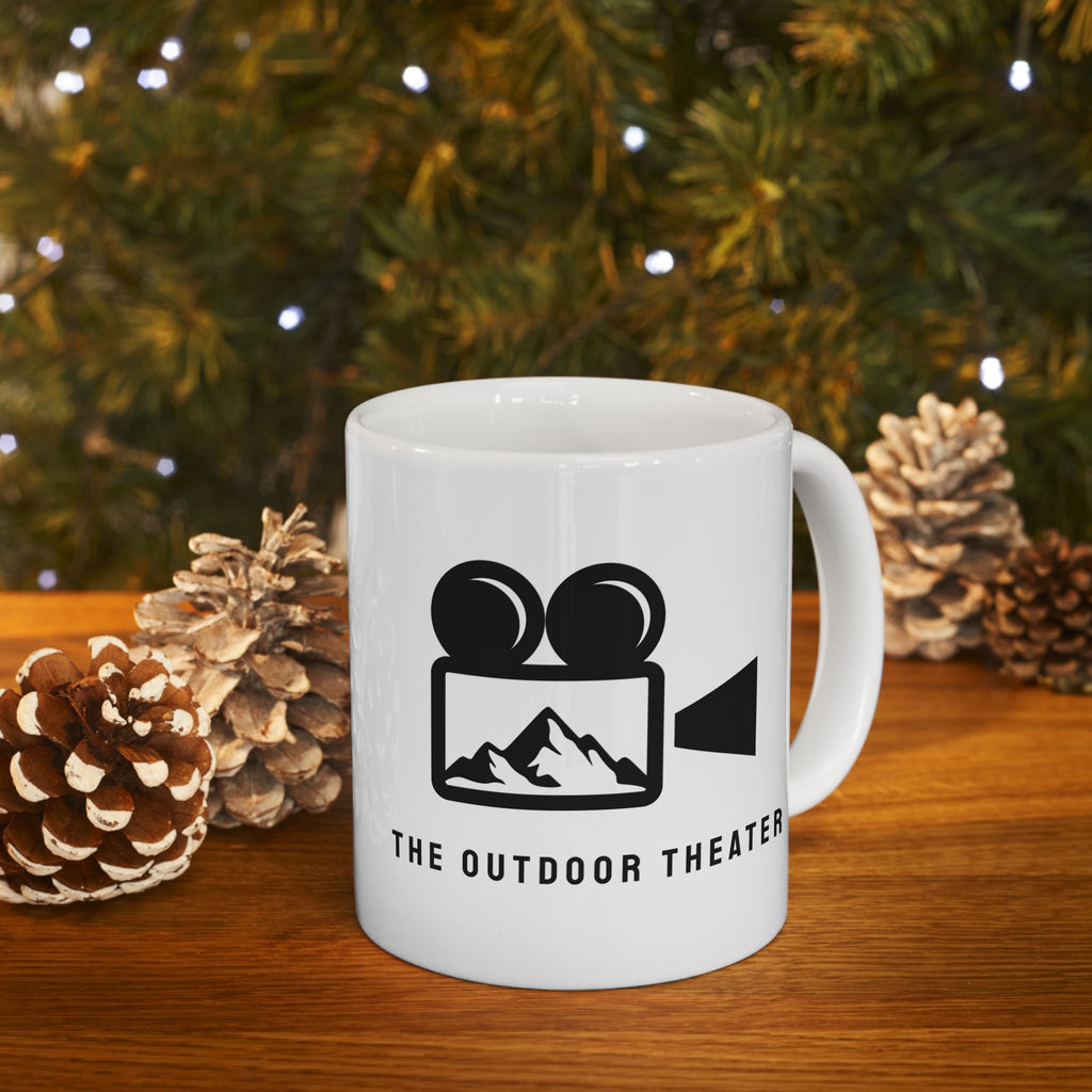 Outdoor Theater Logo Mug - White Ceramic Logo Mug