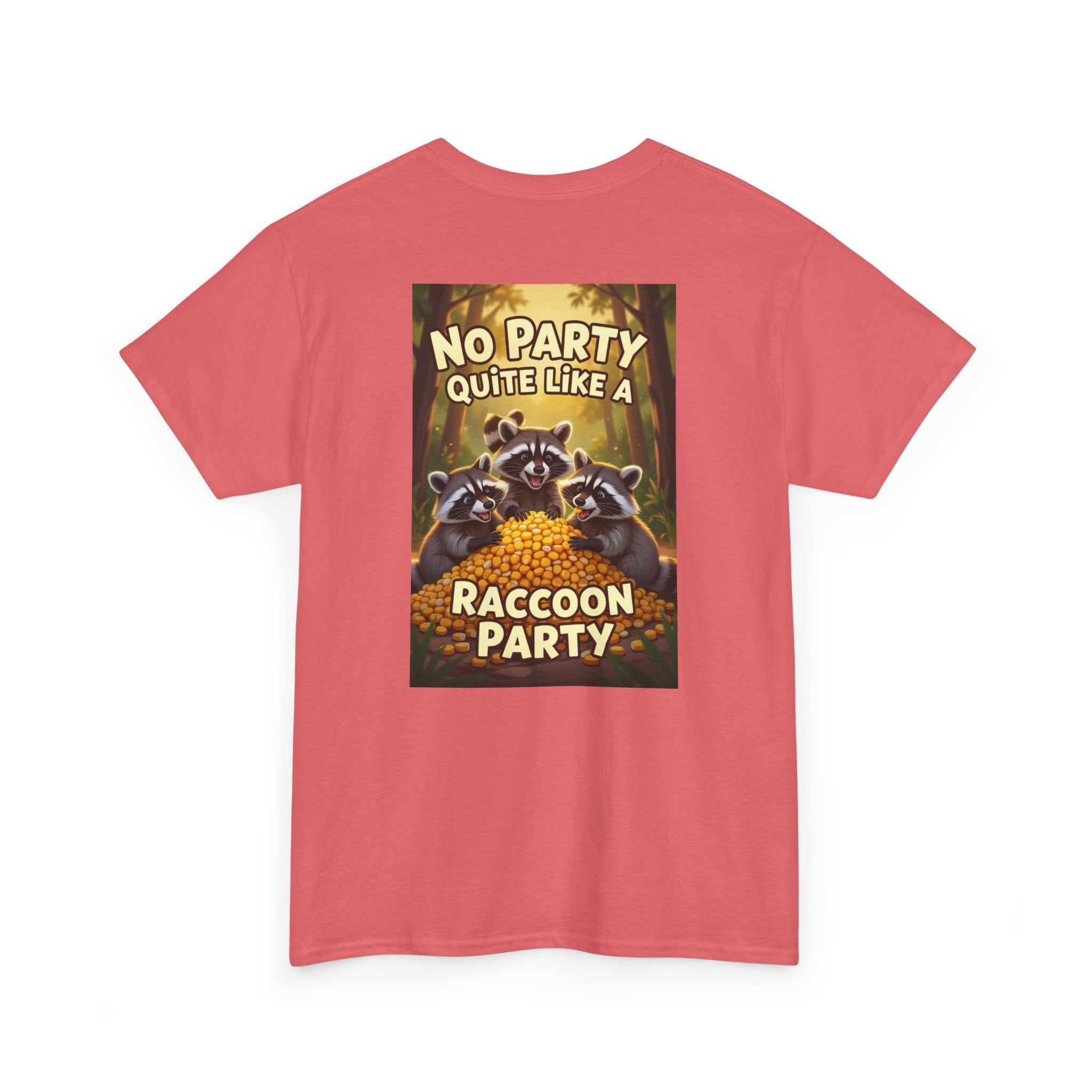 Limited Edition - Raccoon Party Graphic Tee  - Adult Unisex T-Shirt - The Outdoor Theater