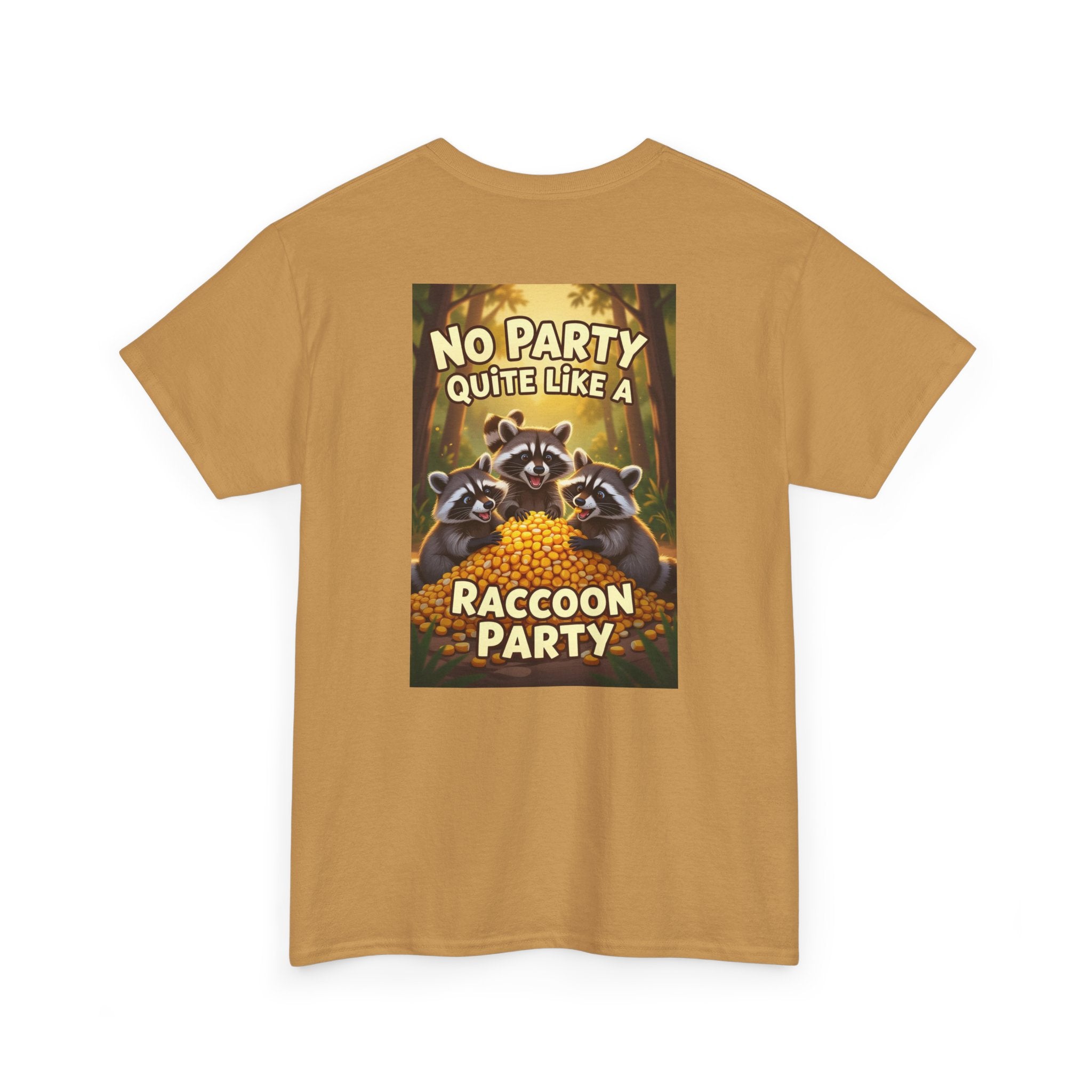 Limited Edition - Raccoon Party Graphic Tee  - Adult Unisex T-Shirt - The Outdoor Theater