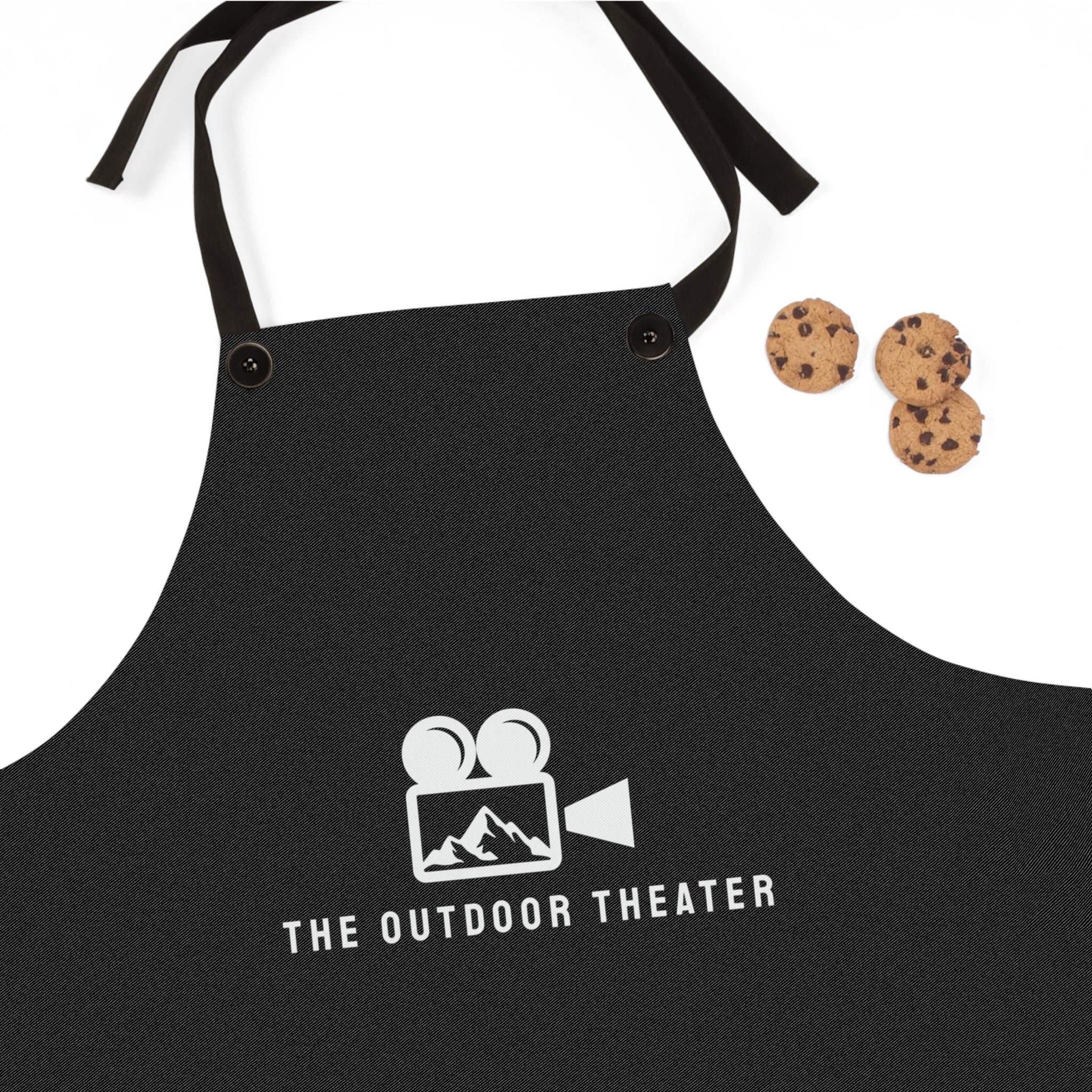 Outdoor Theater Logo Apron -  Black Unisex Logo Apron