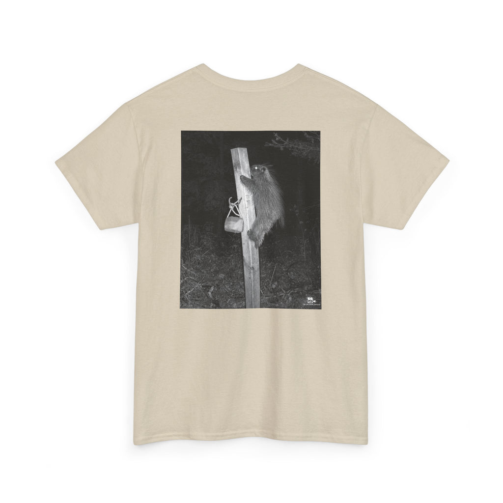 Porcupine Climbing Graphic Tee - Adult Unisex T-Shirt - The Outdoor Theater