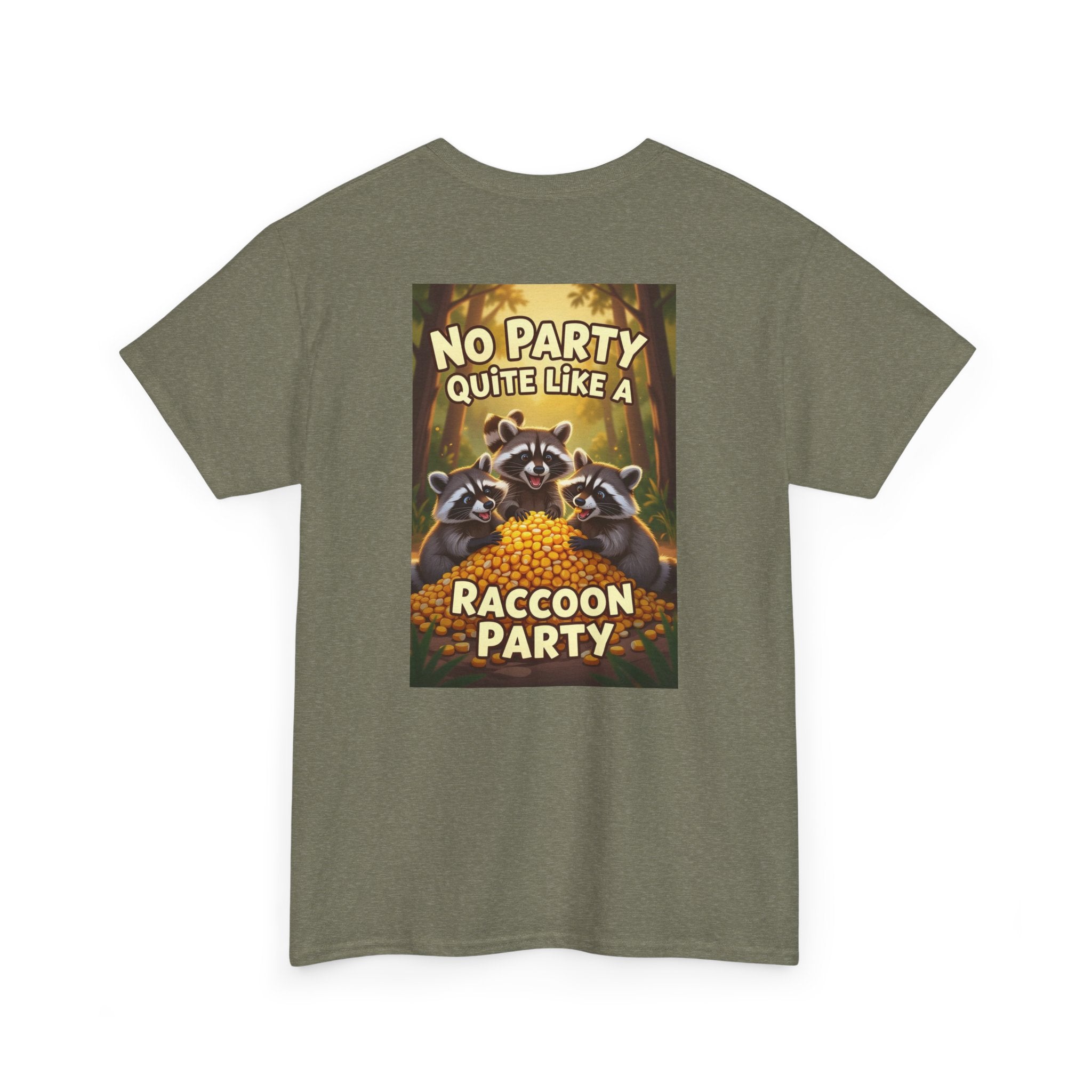 Limited Edition - Raccoon Party Graphic Tee  - Adult Unisex T-Shirt - The Outdoor Theater