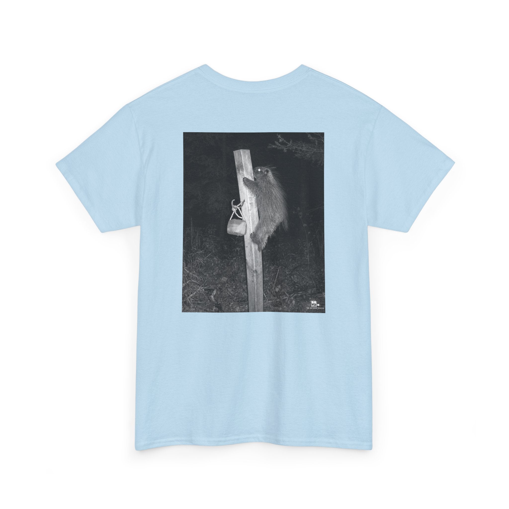 Porcupine Climbing Graphic Tee - Adult Unisex T-Shirt - The Outdoor Theater