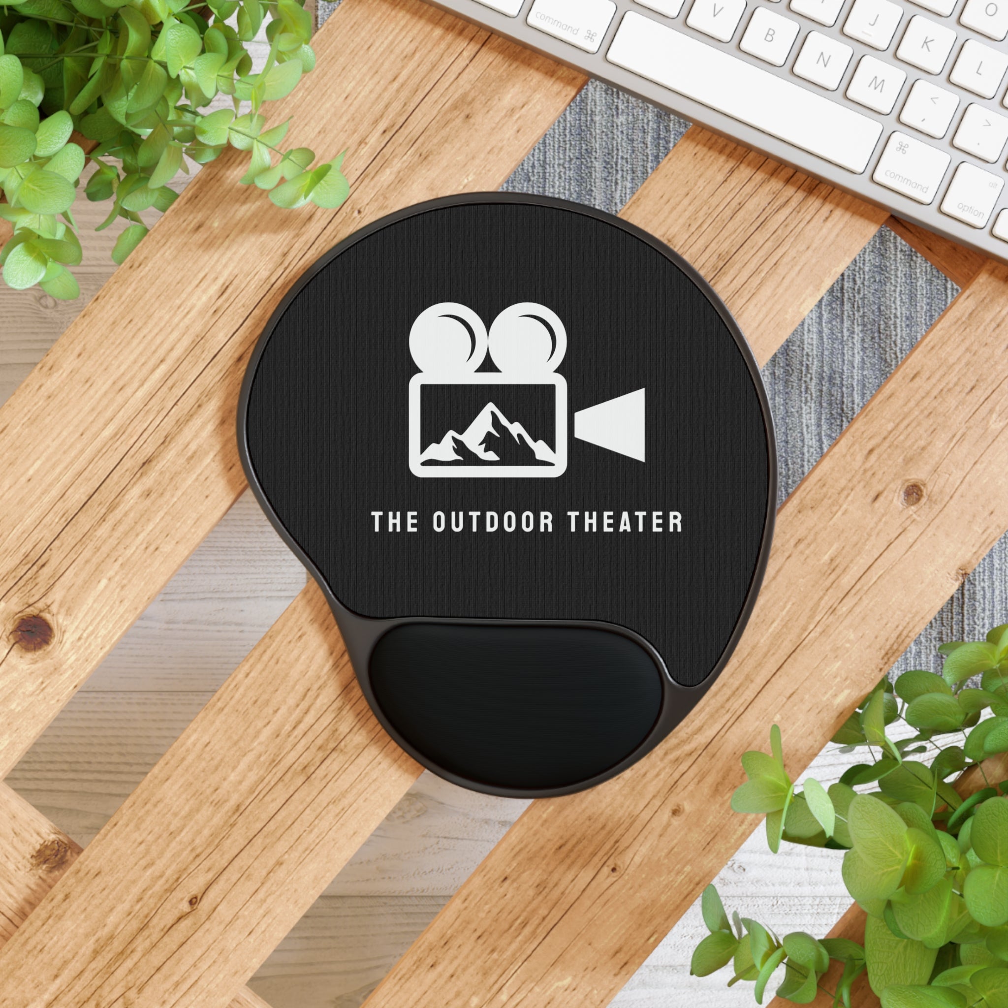 Outdoor Theater Logo Mouse Pad with Wrist Rest