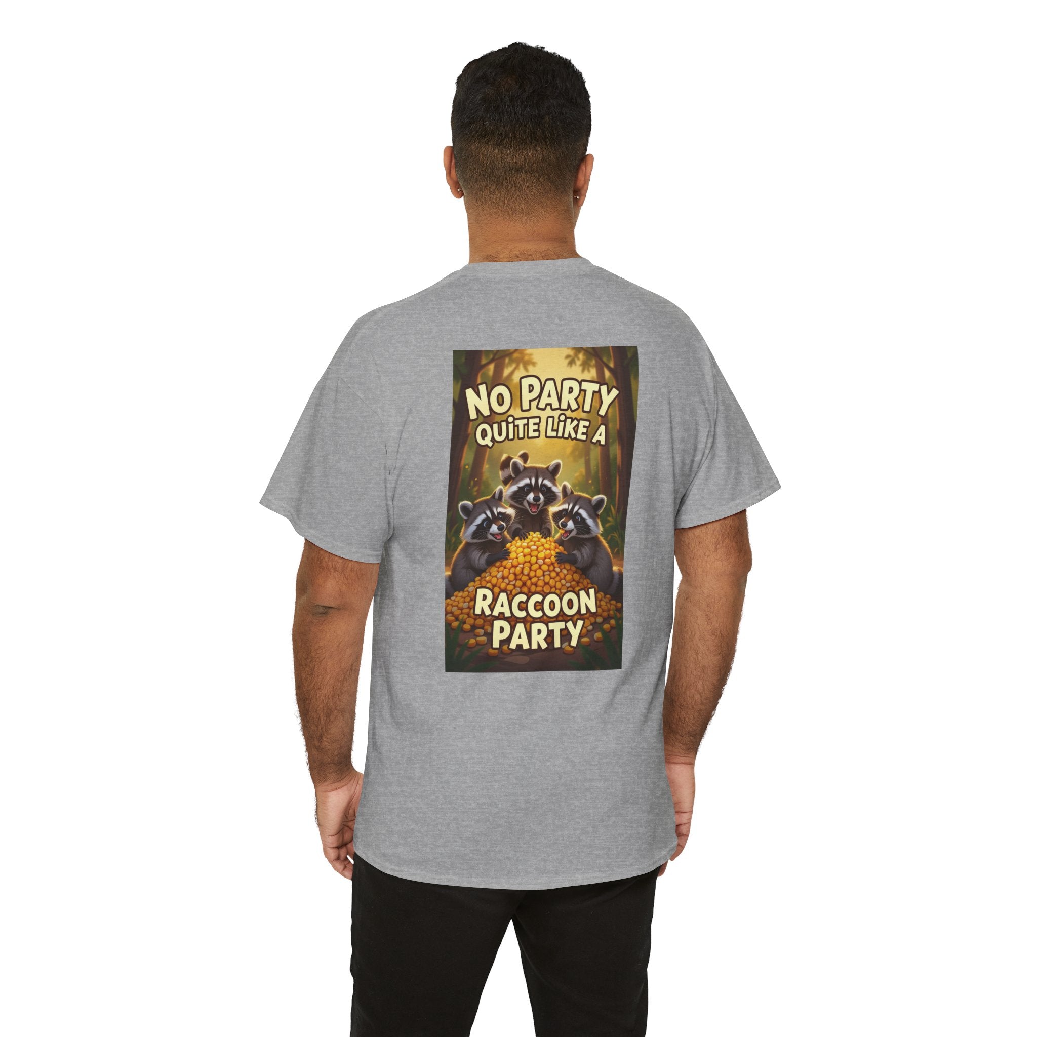 Limited Edition - Raccoon Party Graphic Tee  - Adult Unisex T-Shirt - The Outdoor Theater