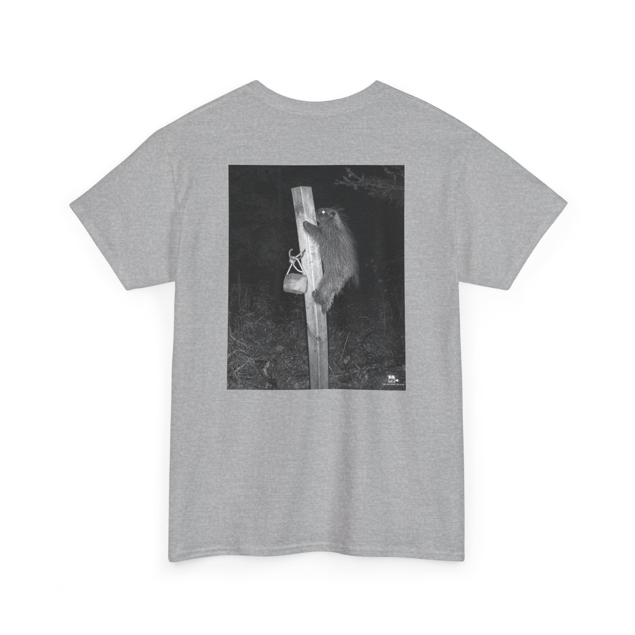 Porcupine Climbing Graphic Tee - Adult Unisex T-Shirt - The Outdoor Theater