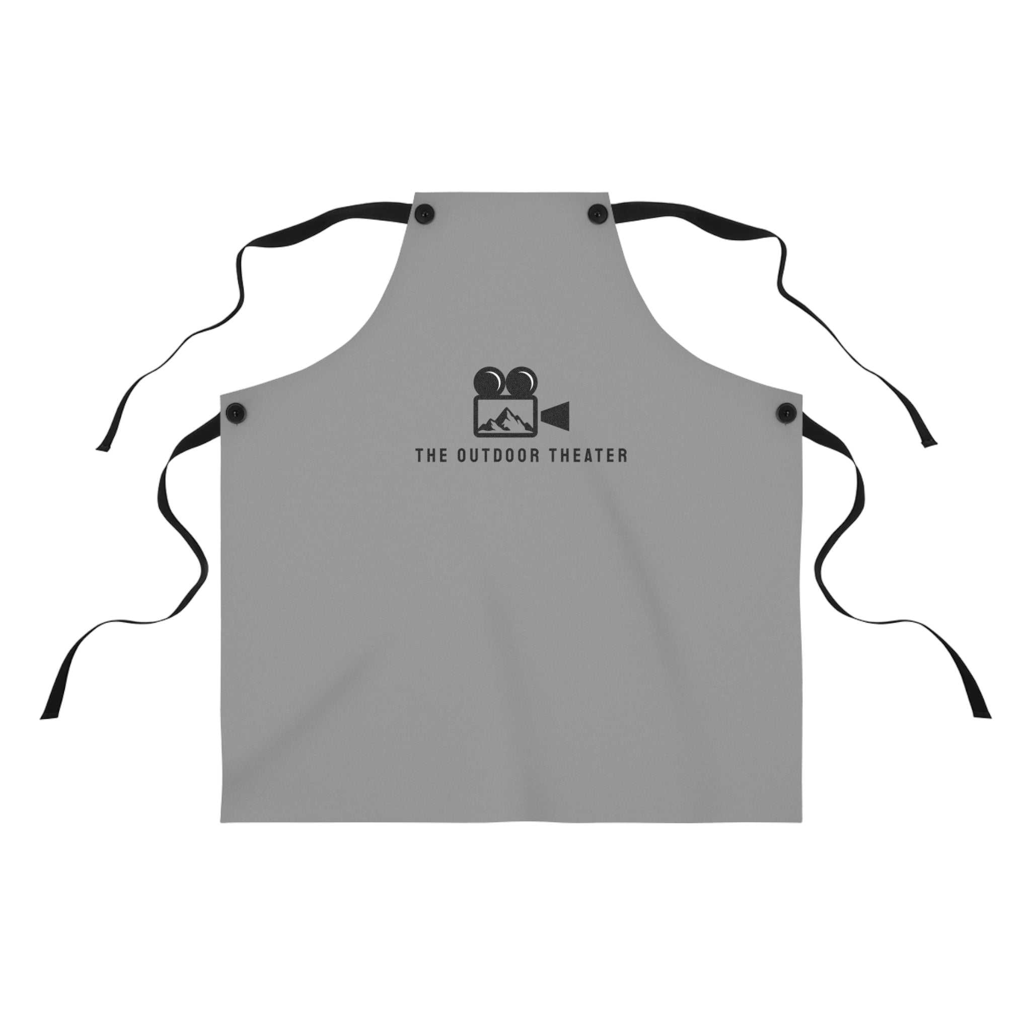 Outdoor Theater Logo Apron - Grey Unisex Logo Apron