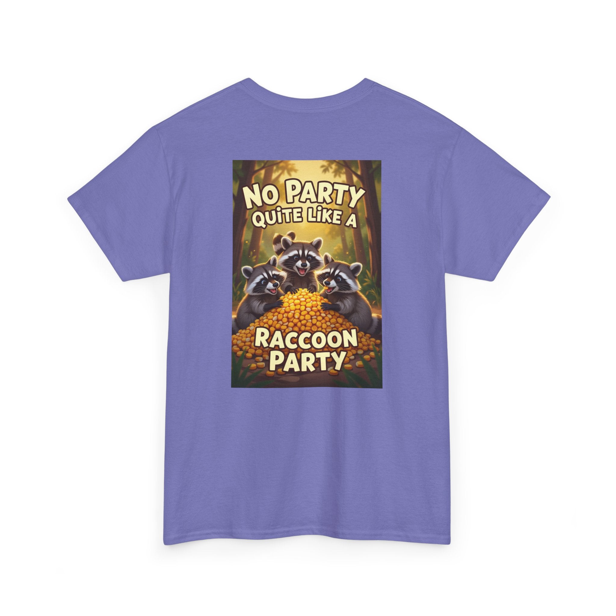 Limited Edition - Raccoon Party Graphic Tee  - Adult Unisex T-Shirt - The Outdoor Theater