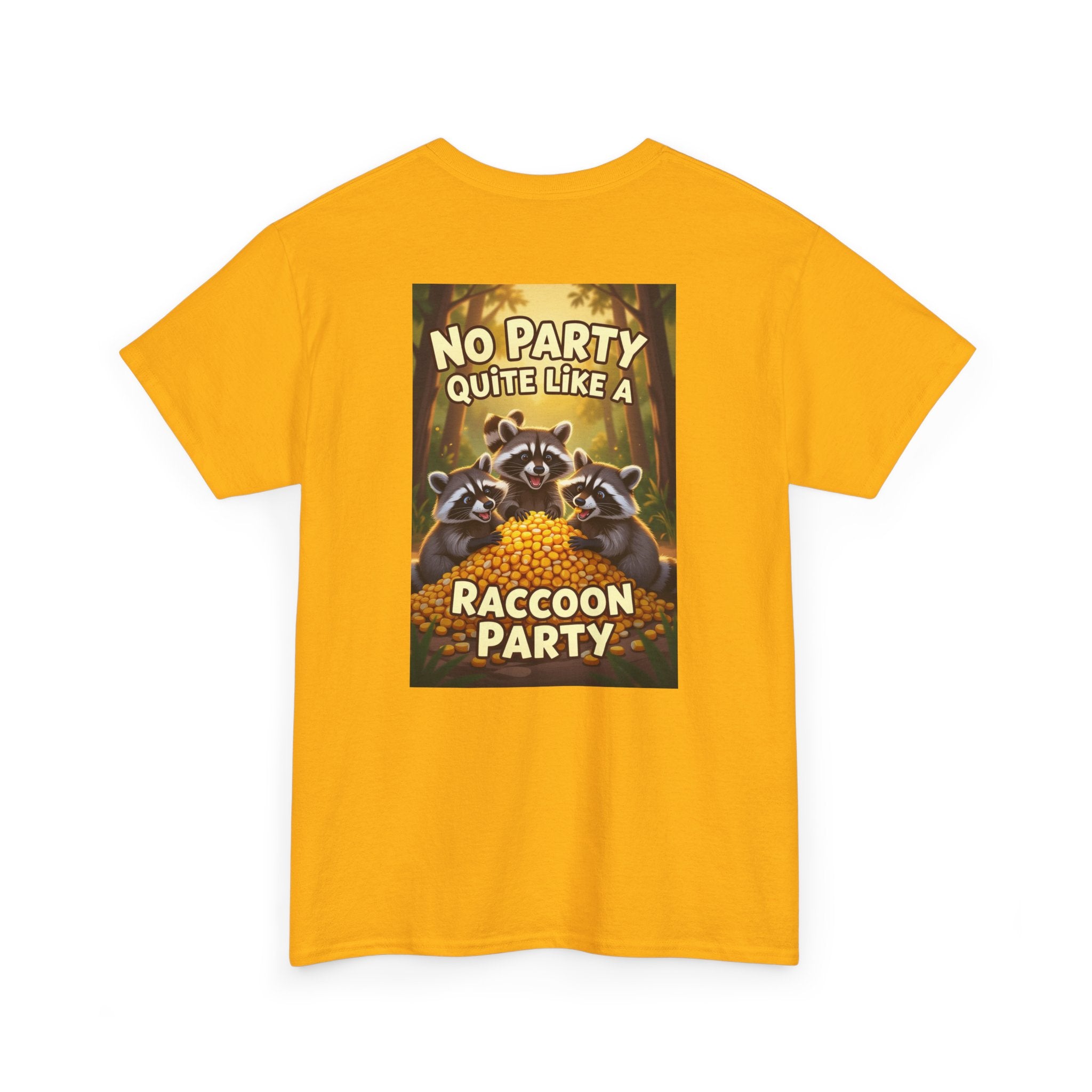 Limited Edition - Raccoon Party Graphic Tee  - Adult Unisex T-Shirt - The Outdoor Theater