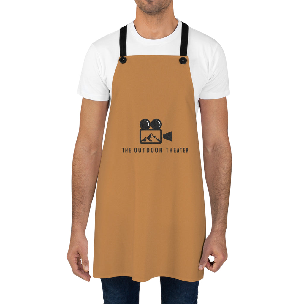 Outdoor Theater Logo Apron - Light Brown Unisex Logo Apron