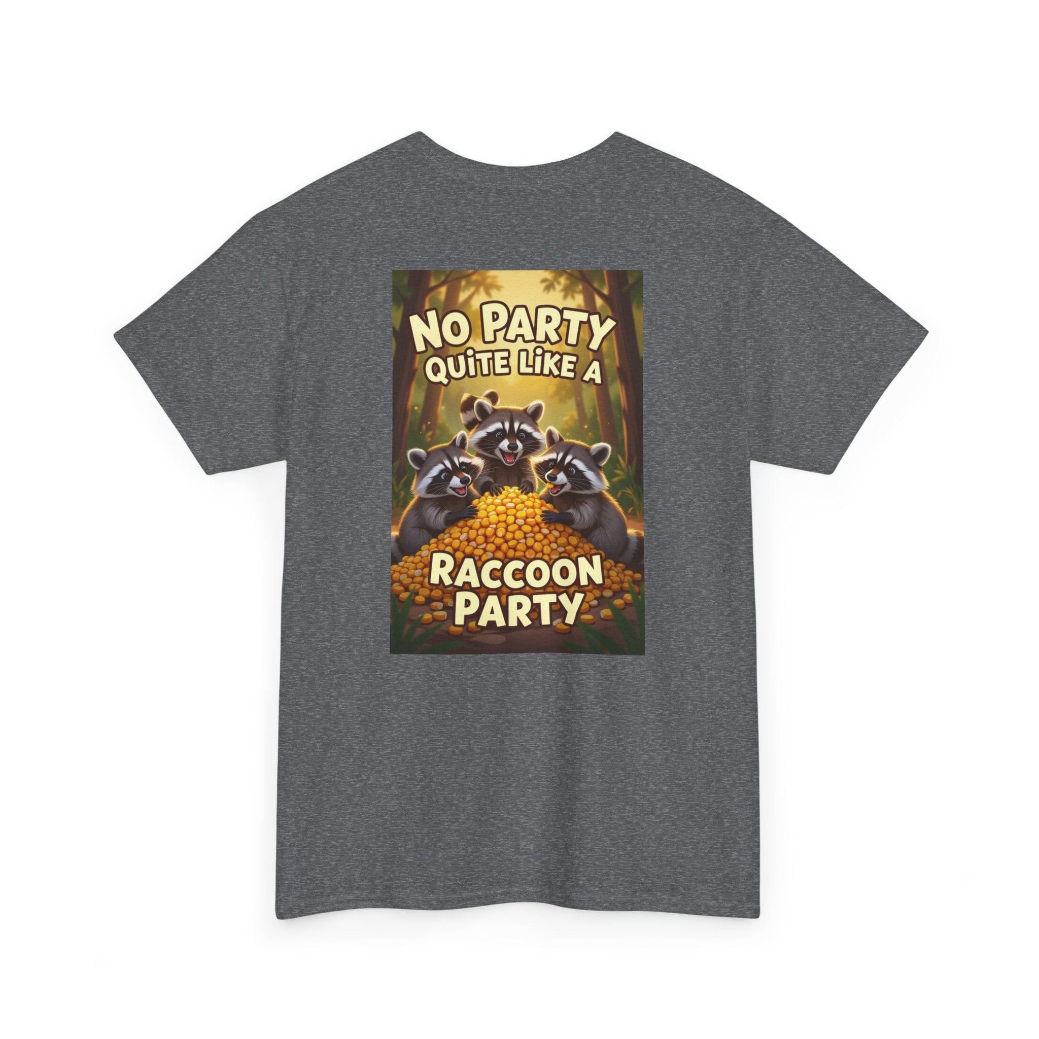 Limited Edition - Raccoon Party Graphic Tee  - Adult Unisex T-Shirt - The Outdoor Theater