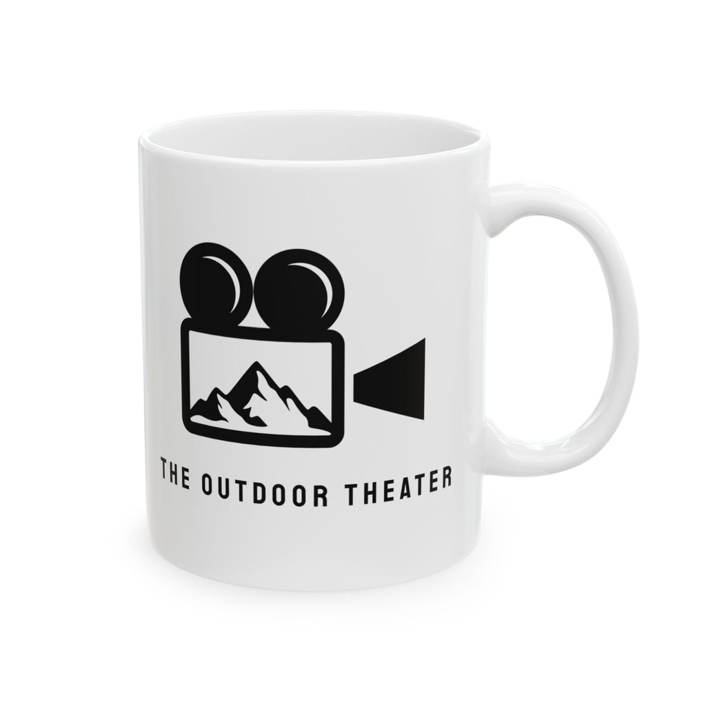 Mug logo théâtre de plein air - Mug en céramique blanche