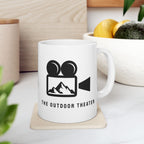 Outdoor Theater Logo Mug - White Ceramic Logo Mug