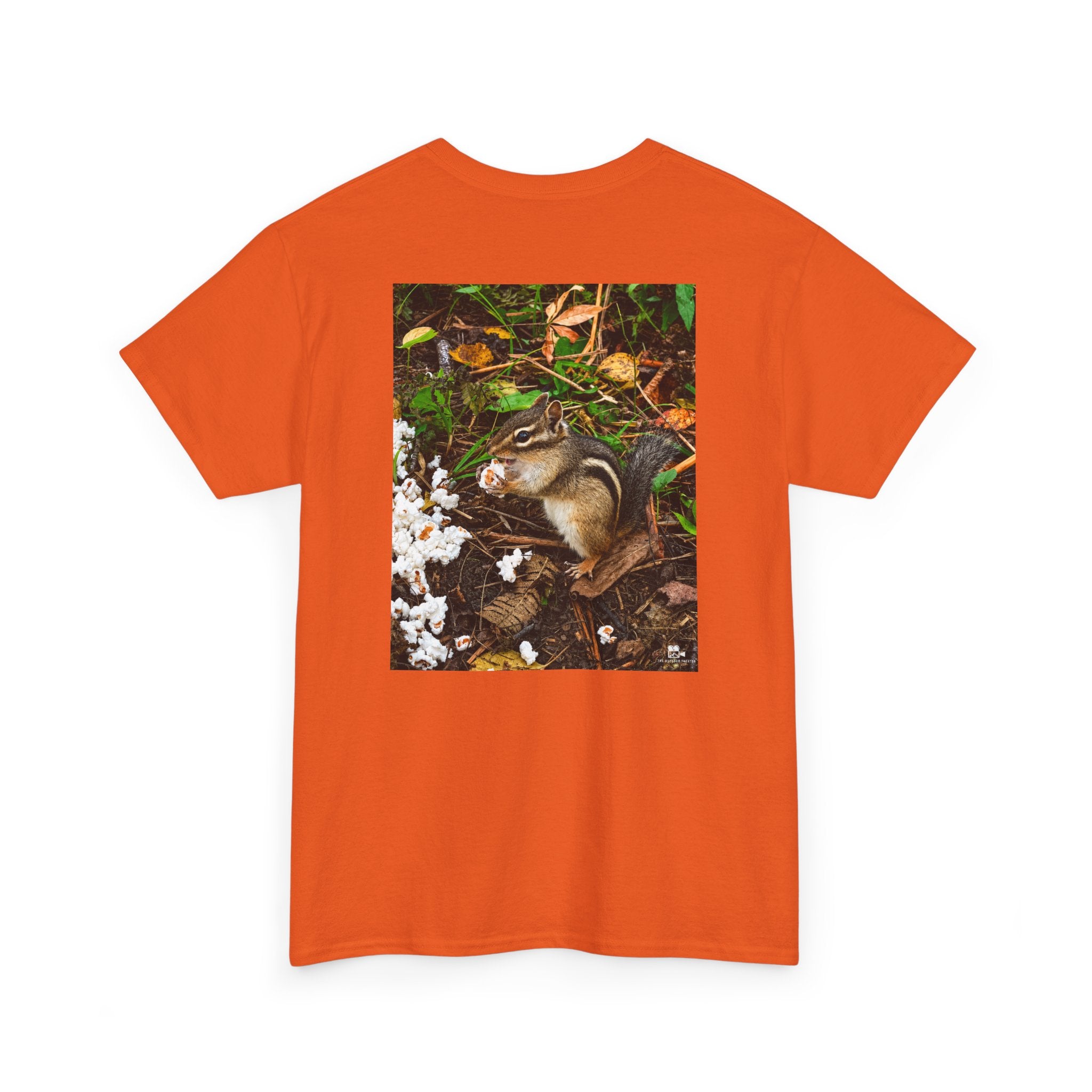 Chipmunk Popcorn Graphic Tee - Adult Unisex T-Shirt - The Outdoor Theater