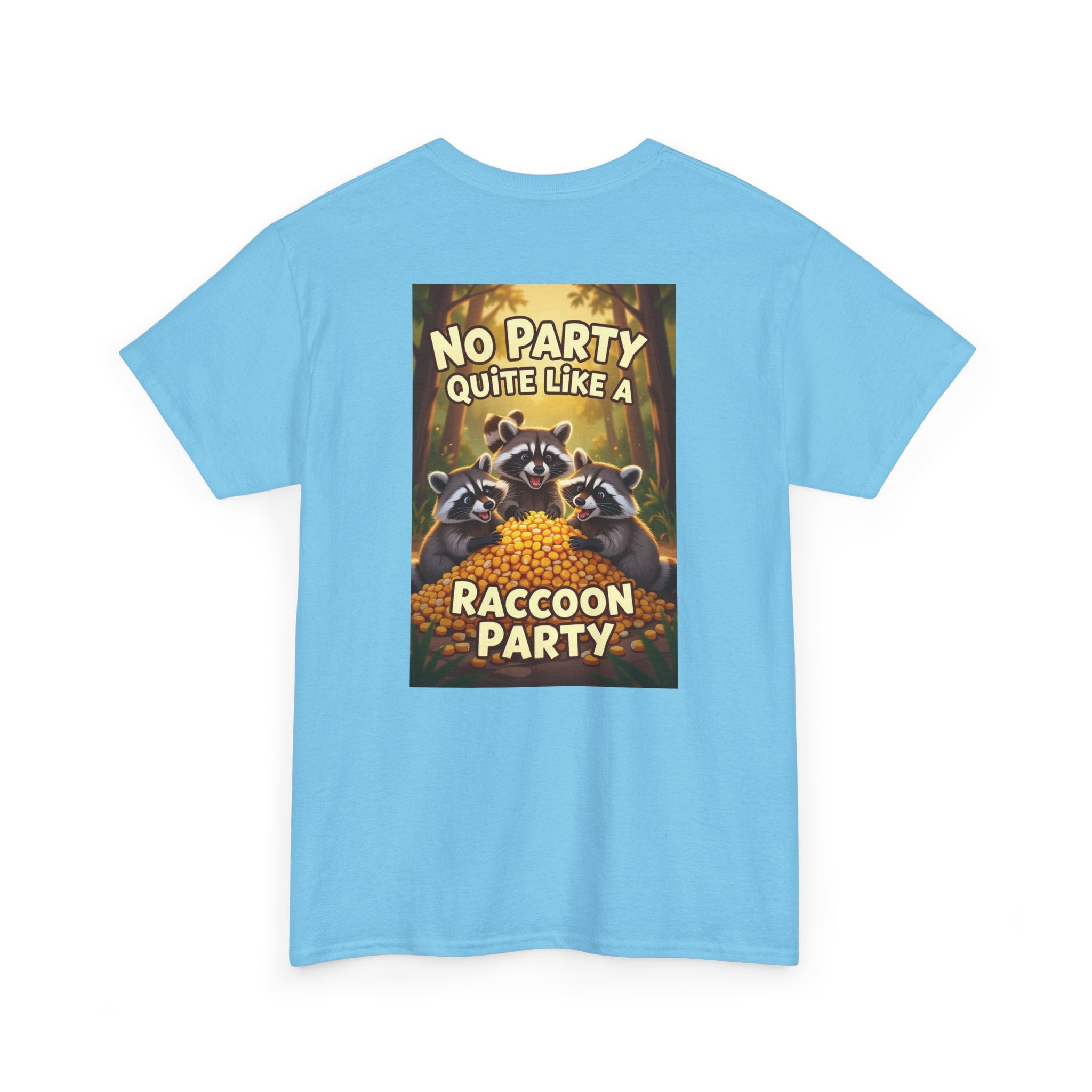 Limited Edition - Raccoon Party Graphic Tee  - Adult Unisex T-Shirt - The Outdoor Theater