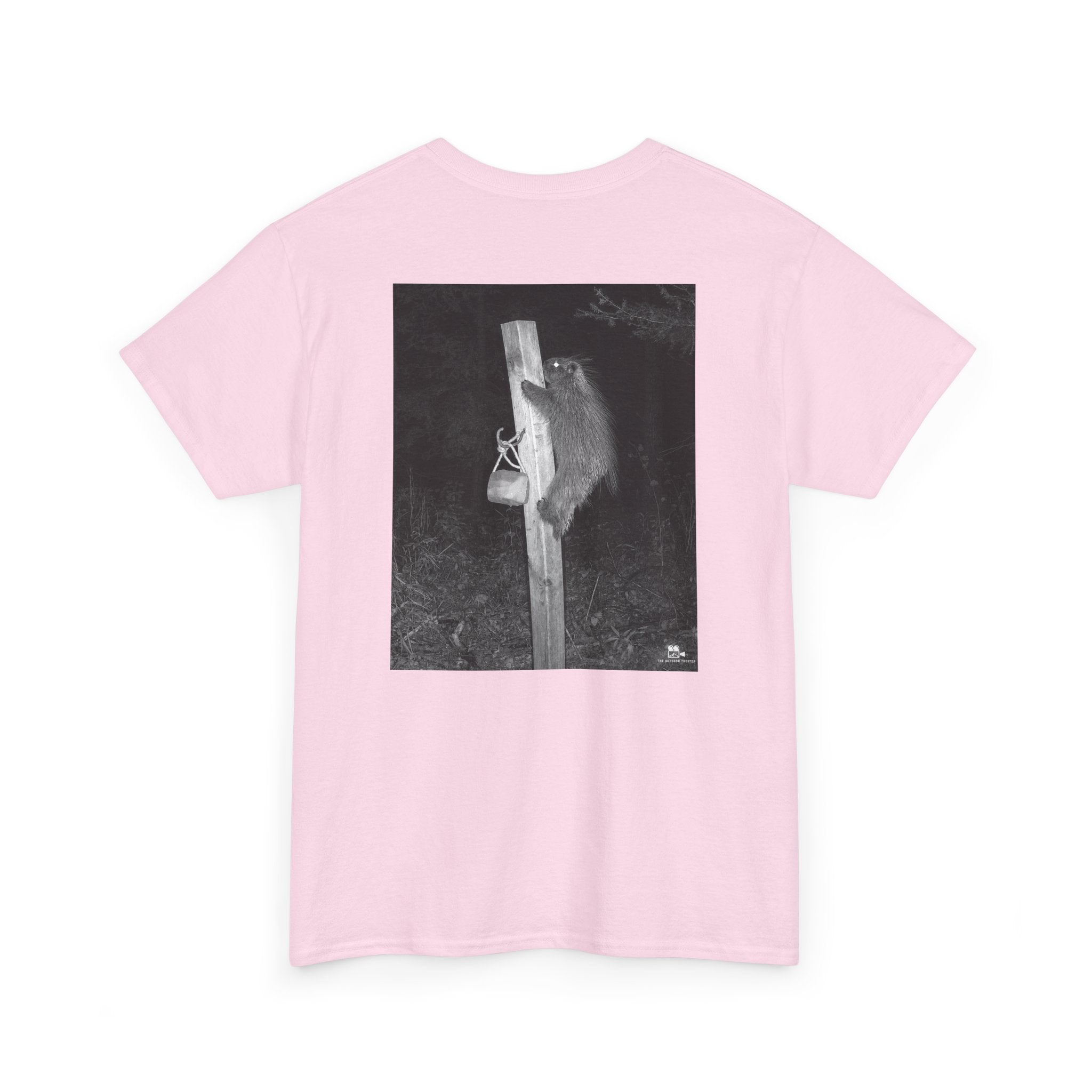 Porcupine Climbing Graphic Tee - Adult Unisex T-Shirt - The Outdoor Theater