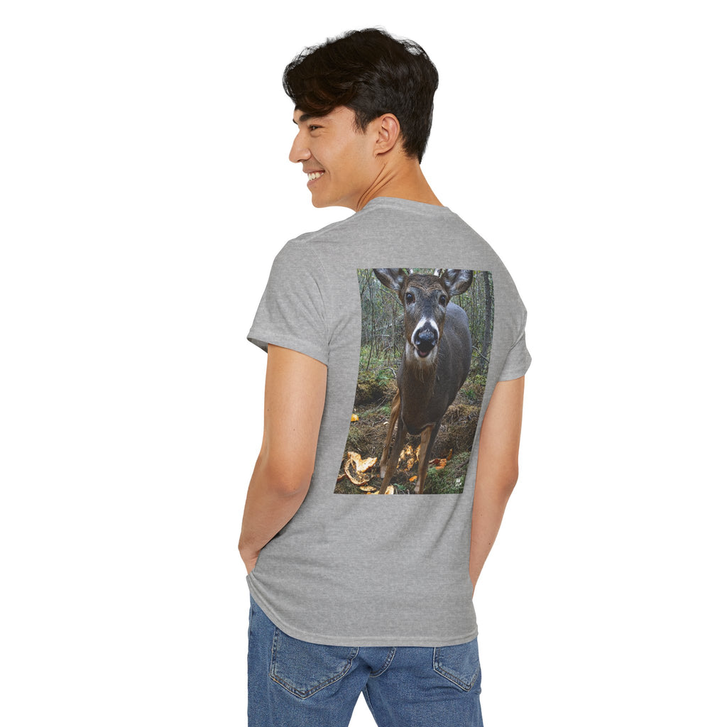 Curious Deer Graphic Tee - Adult Unisex T-Shirt - The Outdoor Theater