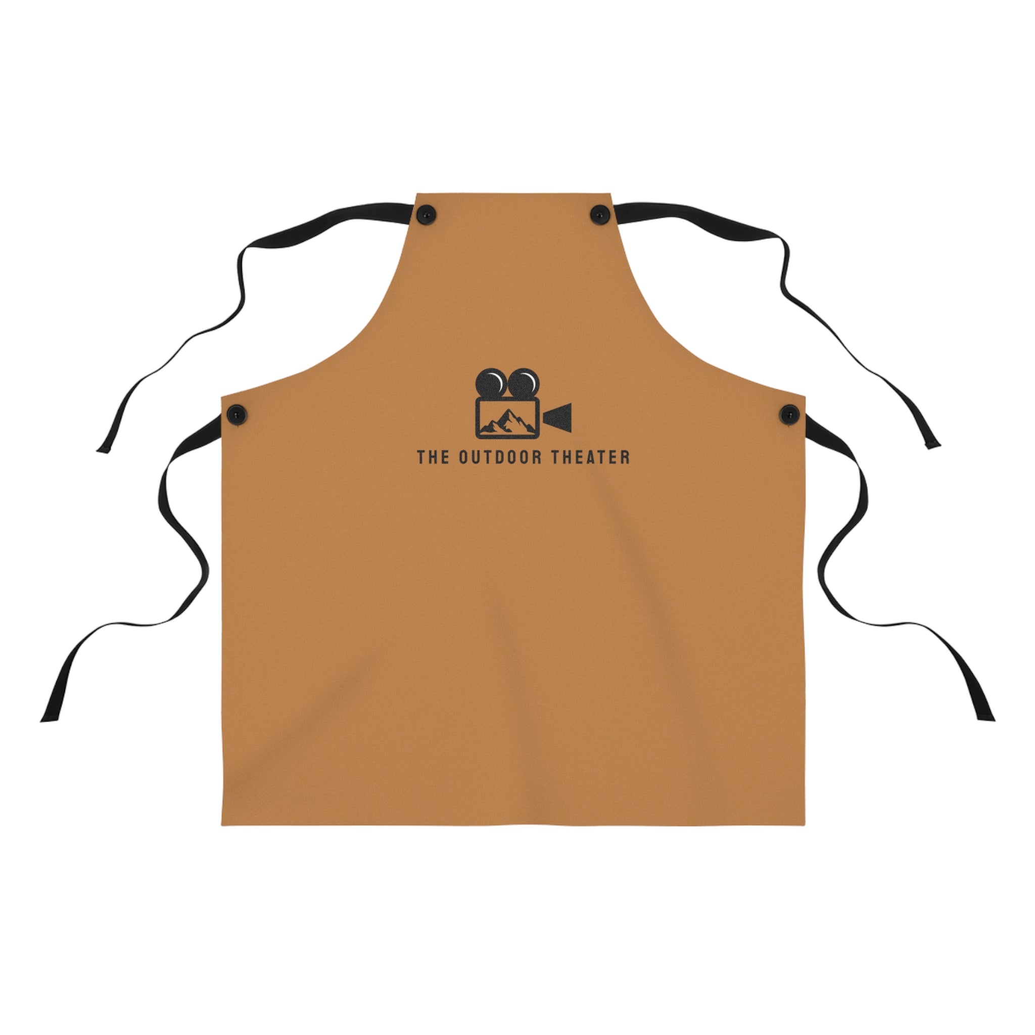 Outdoor Theater Logo Apron - Light Brown Unisex Logo Apron