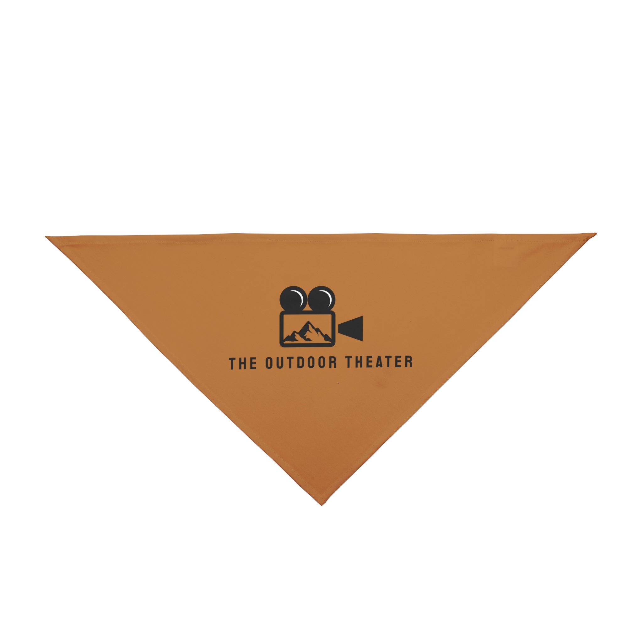 Outdoor Theater Logo Pet Bandana - Light Brown