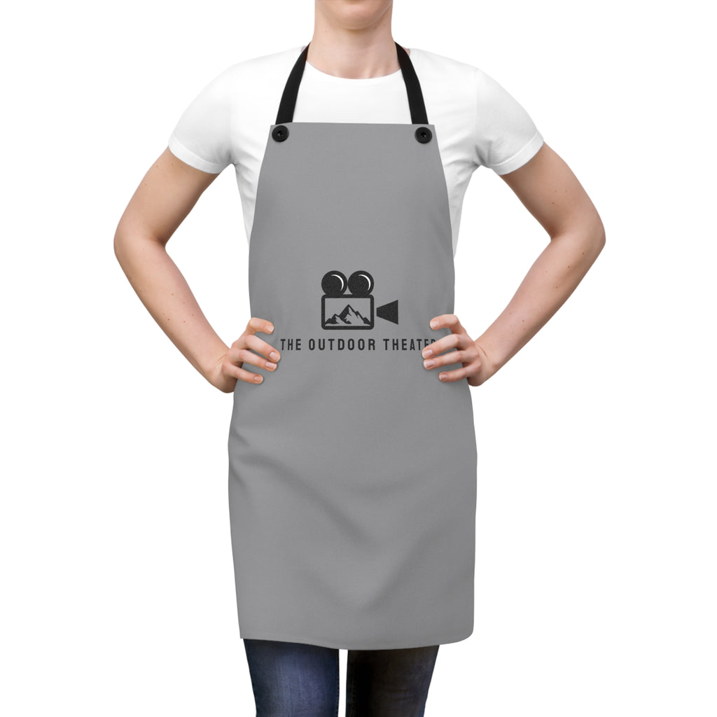 Outdoor Theater Logo Apron - Grey Unisex Logo Apron