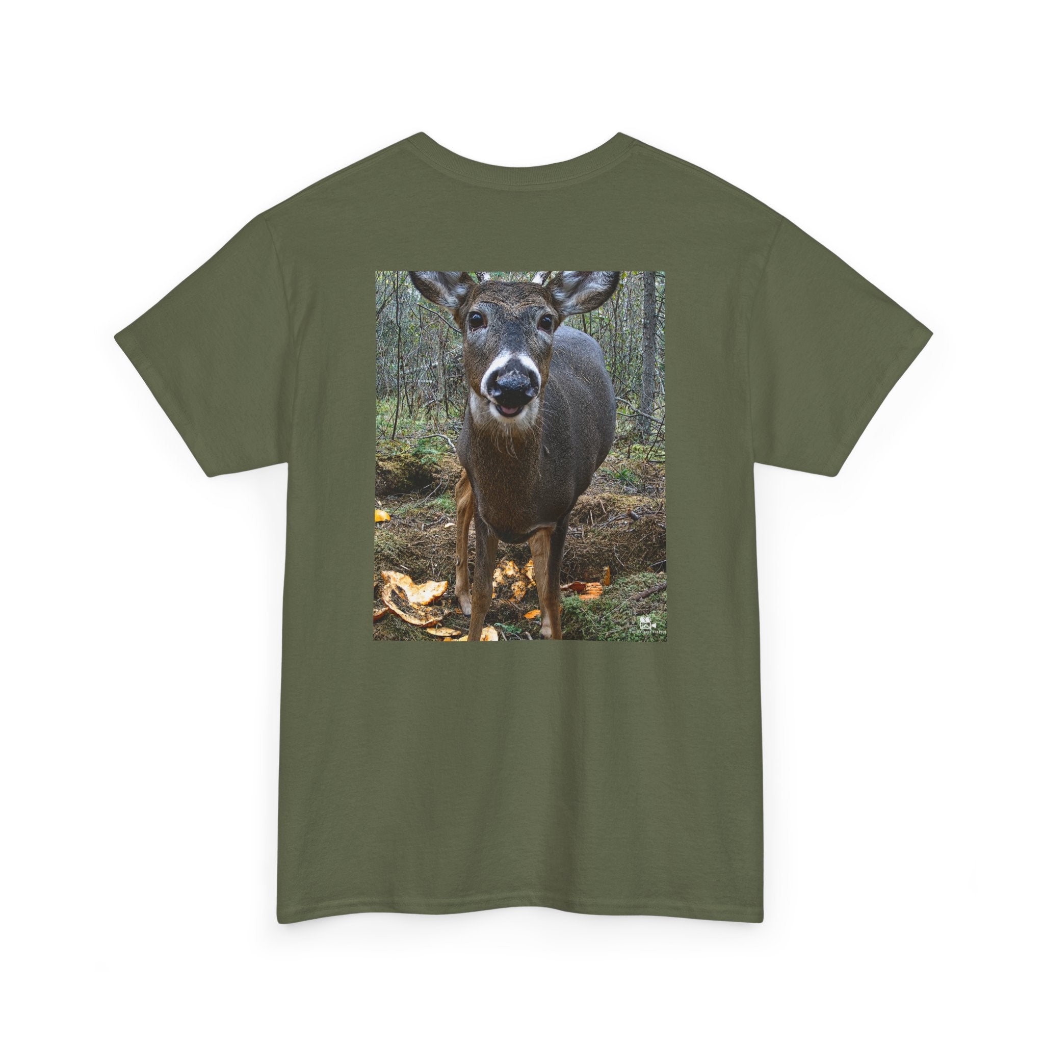 Curious Deer Graphic Tee - Adult Unisex T-Shirt - The Outdoor Theater