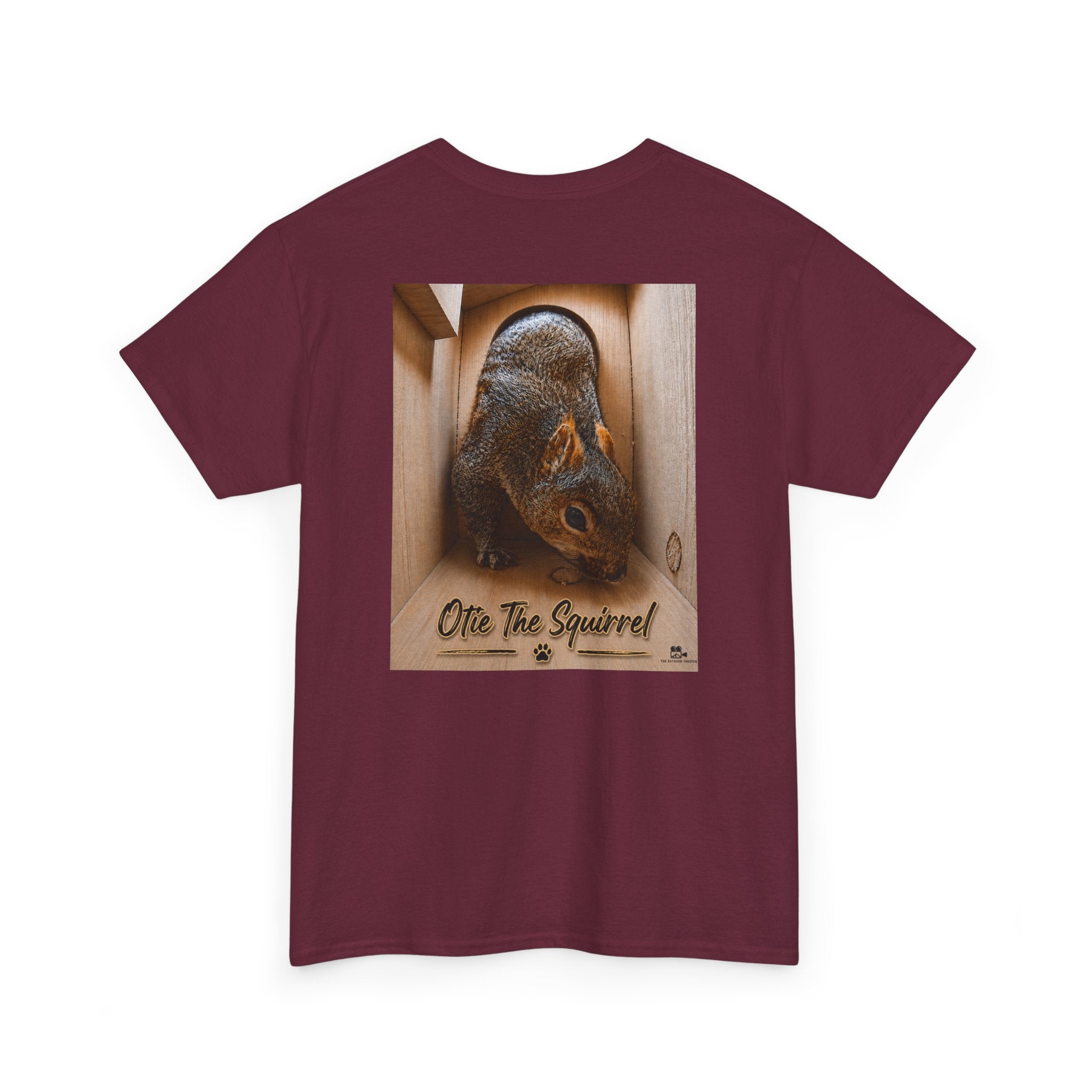 "Otie" The Squirrel Graphic Tee - Adult Unisex T-Shirt - The Outdoor Theater